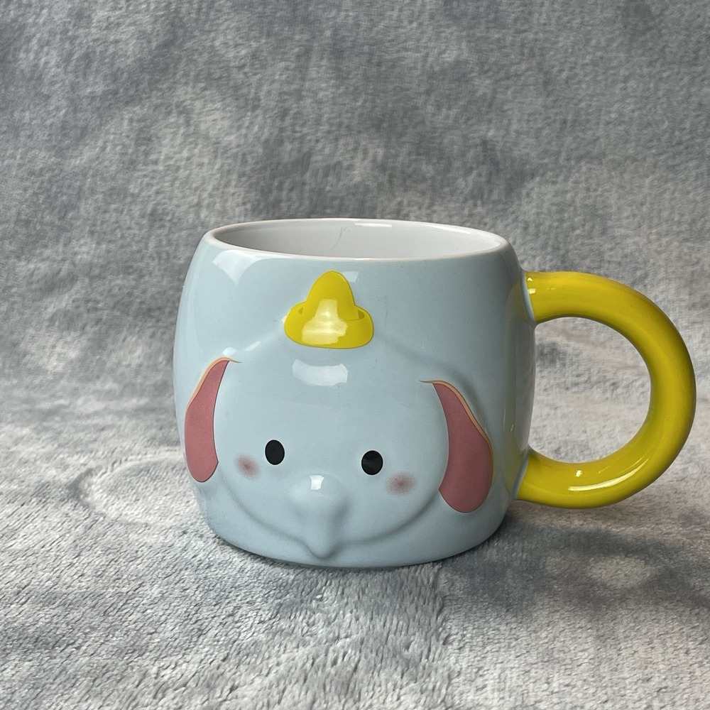 DISNEY STORE TSUM TSUM BABY DUMBO ELEPHANT BLUE COFFEE MUG